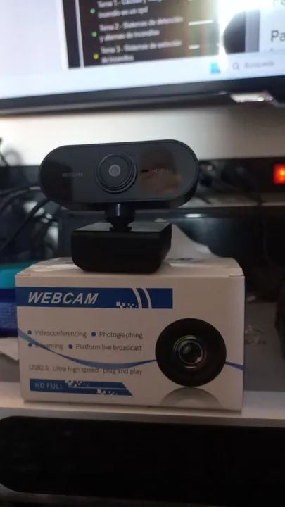 webcam 1080p com microfone imbutido - Foto 3