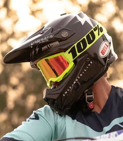 Óculos esportivo motocross 100% - Foto 2