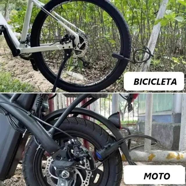 corrente cadeado trava bicicleta bike moto estepe 120cm 12mm try-6079