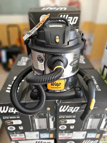 Aspirador de Pó e Água 20L Inox 1600w 220V Profissional - Wap (novo/loja)