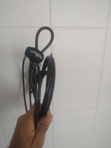 Kit com 3 Travas de Segurança Kensington Original para Notebook com Chave