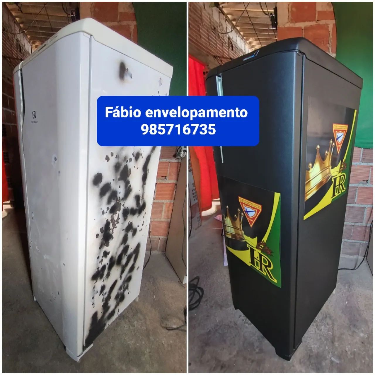 Envelopamento de geladeira, vem conferir nossos serviços. - Foto 4