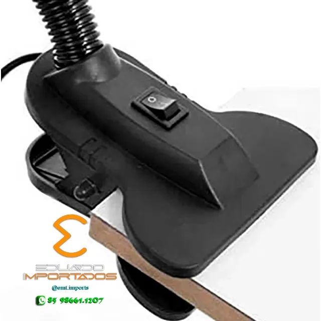 Luminária De Mesa Com Garra Presilha Bivolt E-27 - Foto 3