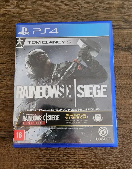 Jogo/Game PS4 - Rainbow Six Siege Novo Lacrado