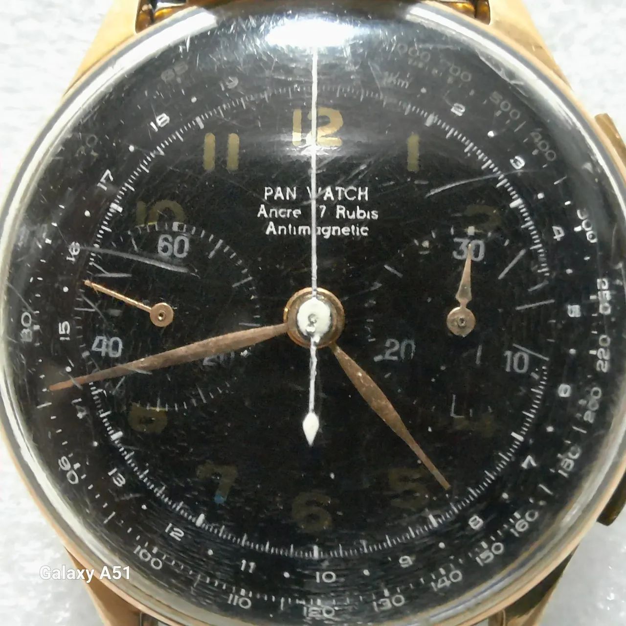 Relógio Pan Watch Cronometro Antimagnétic Acre 17 rubis. Raridade.  - Foto 2