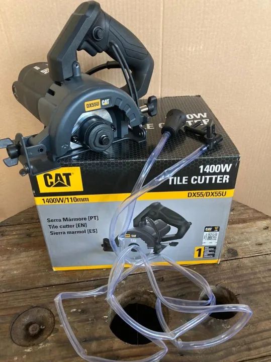 Serra Mármore CAT 1400W 110mm Corte 45/90Graus - Foto 3