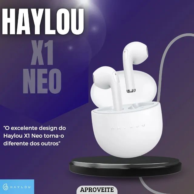 Fone Sem Fio Haylou X1 Neo Bluetooth | Garantia | Modo Jogo | Pronta Entrega