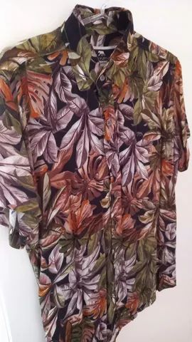 Camisas Estampas Tropicais - Foto 4