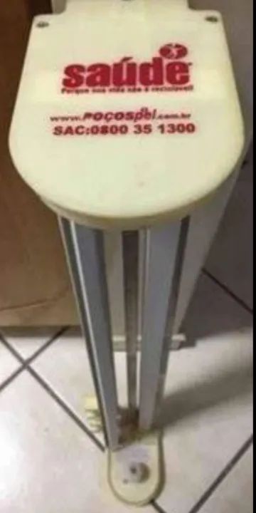 Suporte para lençol em alumínio 70cm com guilhotina - Foto 2