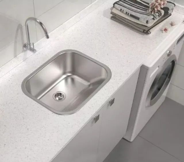 Tanque De Encaixe Aço Inox Acet. 50x40cm Tramontina * - Foto 3