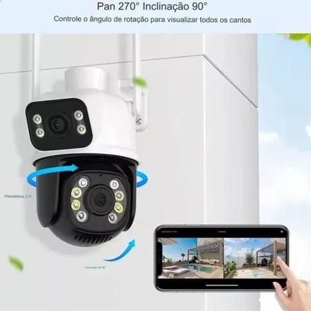 Câmera  Wi-Fi DUPLA 2 Cameras Instalada - Foto 3