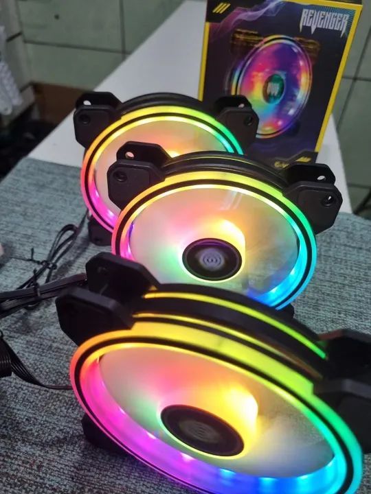 Kit 3 Cooler Revenge Controladora e Controle G-vr333k - Foto 5
