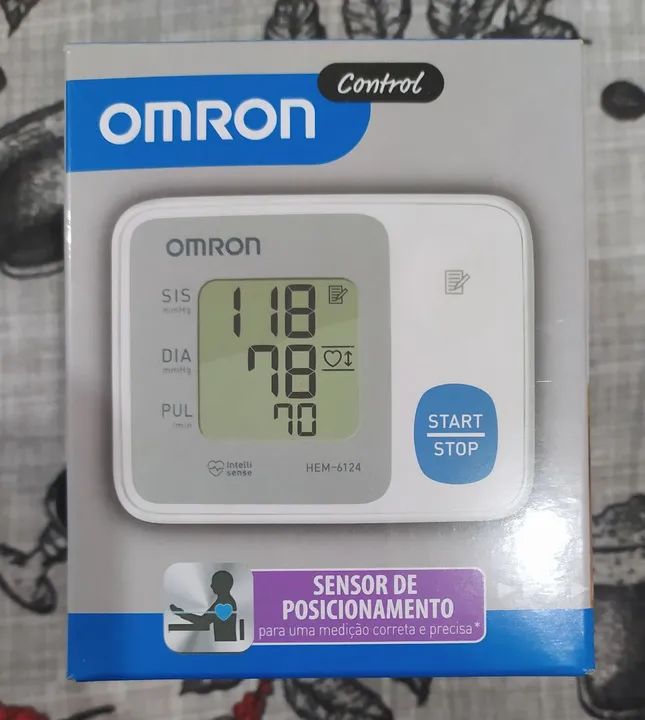 Aparelho de medir pressão, modelo de pulso Omron HEM-6124 - Foto 2
