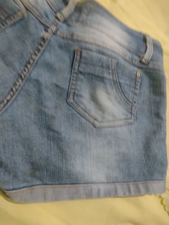 Short jeans feminino - Foto 5