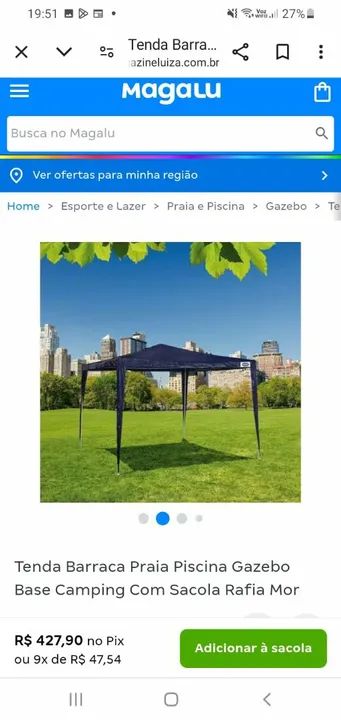 ( BLACK FRIDAY ) VENDO tenda e vara de pescar (500 REAIS ) tudo, ( WATTS * ). - Foto 3