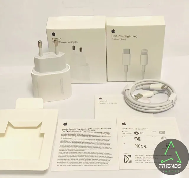 Kit Atacado 10 Cabo Carregador Usb-c Lightning iPhone Apple Original  Carregamento Rápido