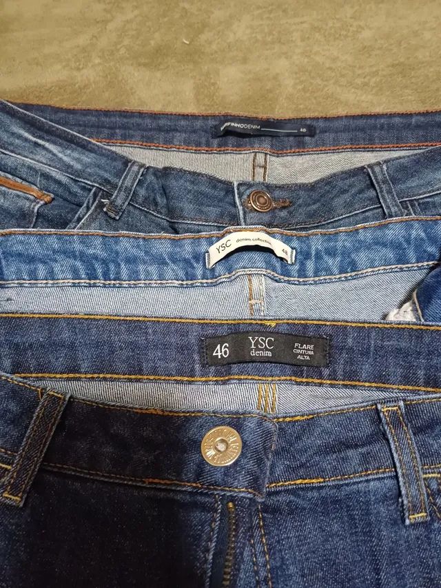 3 bermudas jeans 48 com stretch - Foto 5