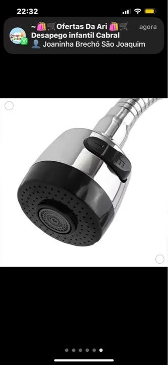 Torneira para cozinha com ducha retrátil - Foto 3