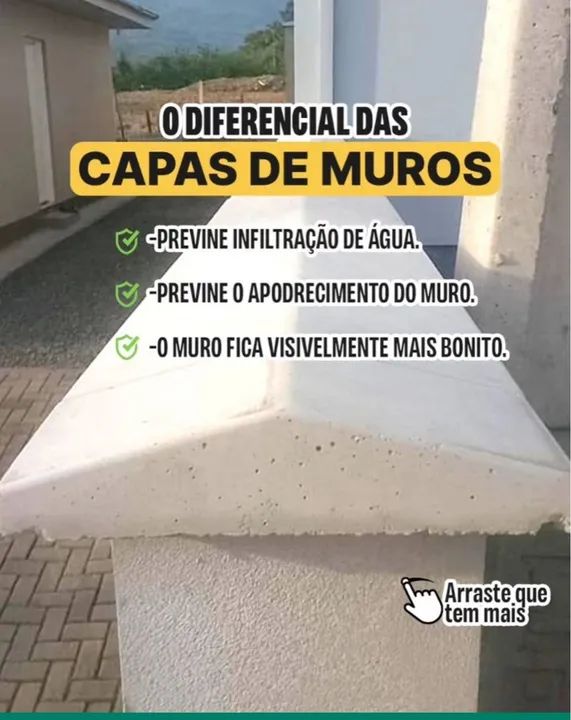 Pingadeira  capas de muro  rufo chapin - Foto 4