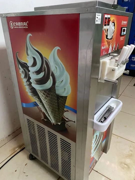 Máquina de sorvete italiano  - Foto 3