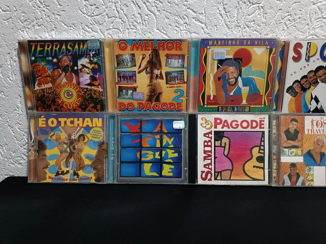 Lote 13 cds samba, pagode e axé 
