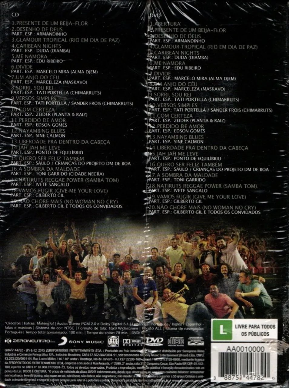 Dvd+cd Natiruts - Reggae Brasil - Foto 2