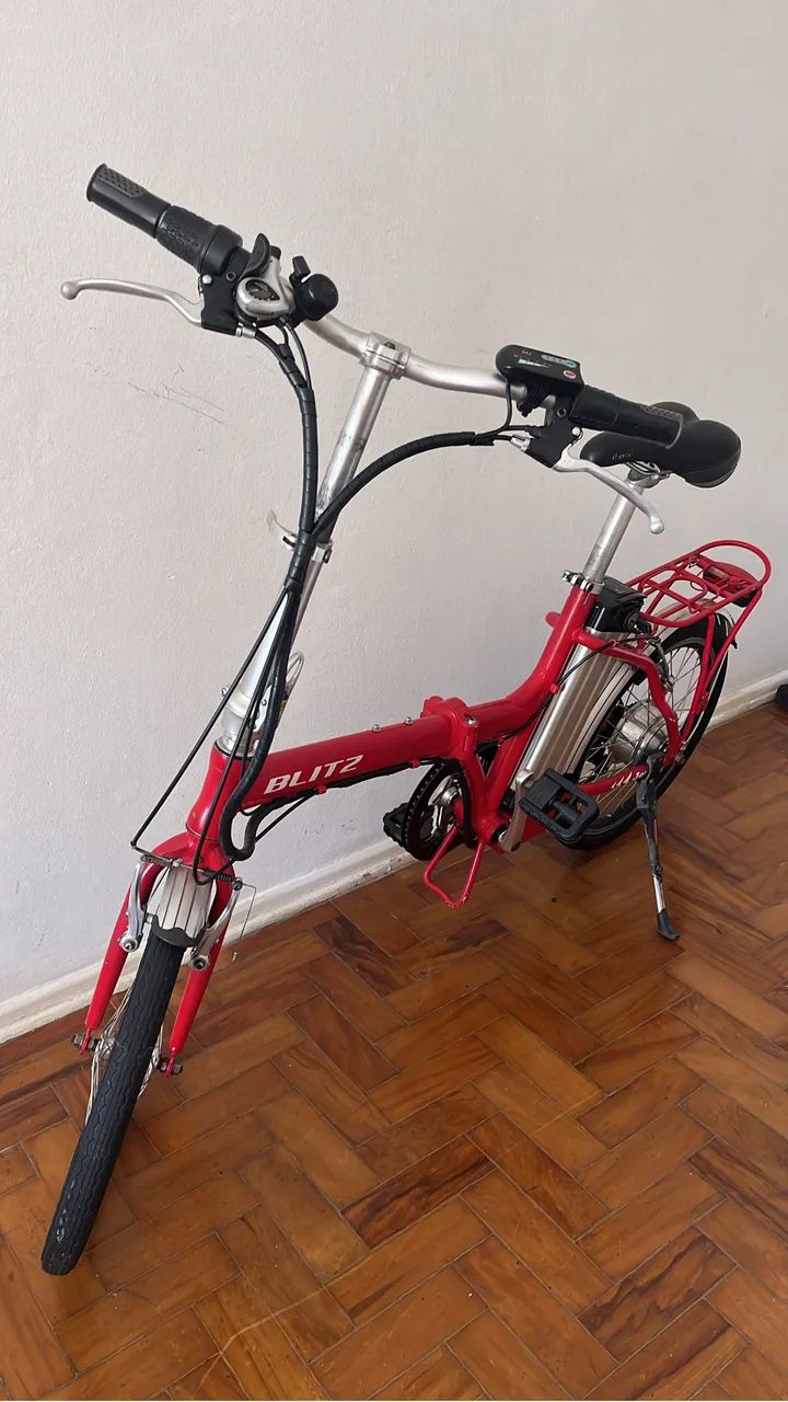 Bicicleta elétrica dobrável Blitz  - Foto 5