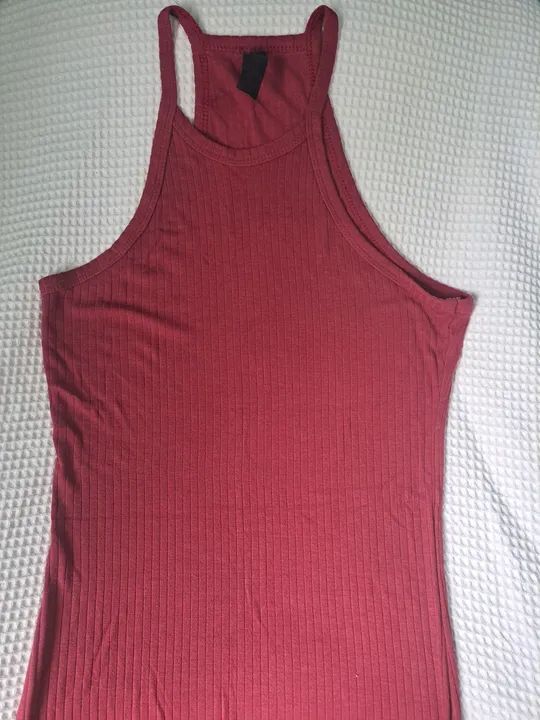 Vestido vermelho sem mangas - Foto 3