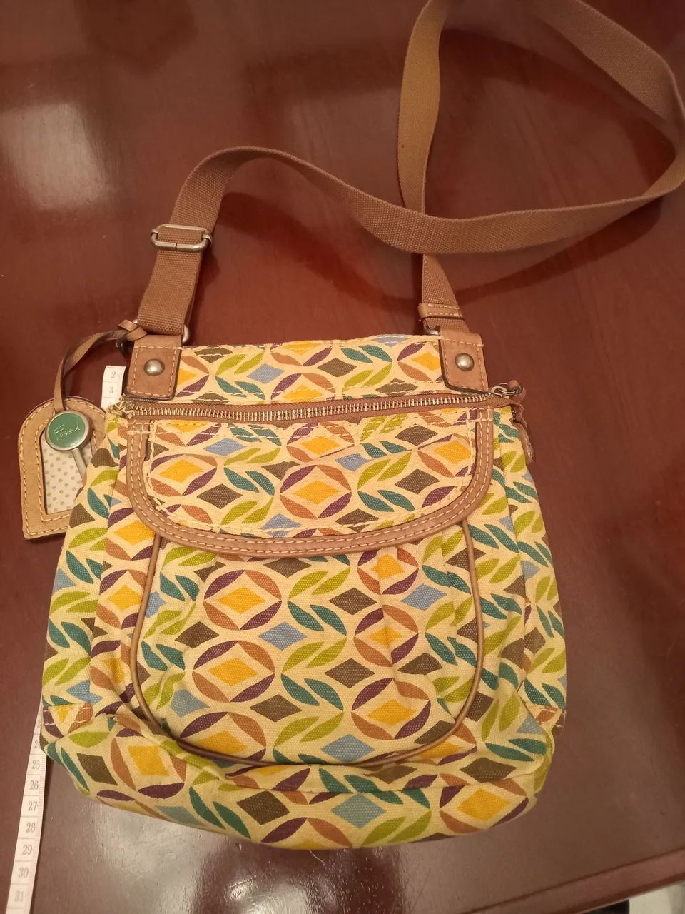 Bolsa Fossil Floral Colorida crossbody shoulder