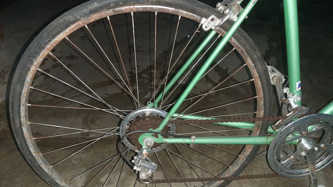 Bicicleta Caloi Antiga - Clássico em Verde - Foto 2