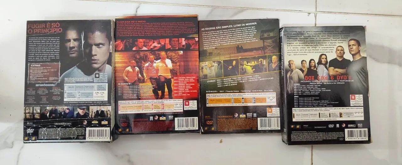 DVD Prison Break - 4 Temporadas Completas - DVD, Blu-Ray e Vídeo