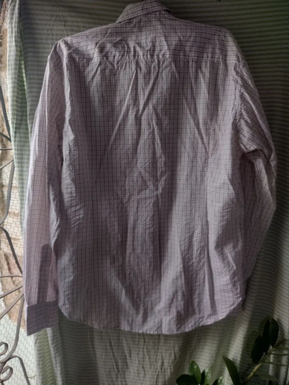 Camisa social xadrez manga longa - Foto 5