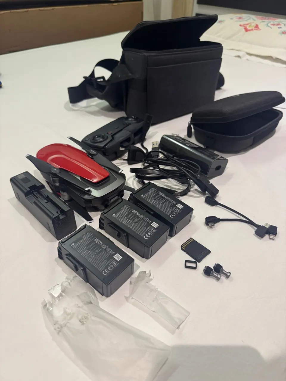 Quadricóptero Dji Mavic Air Com Controle Remoto Flame Red