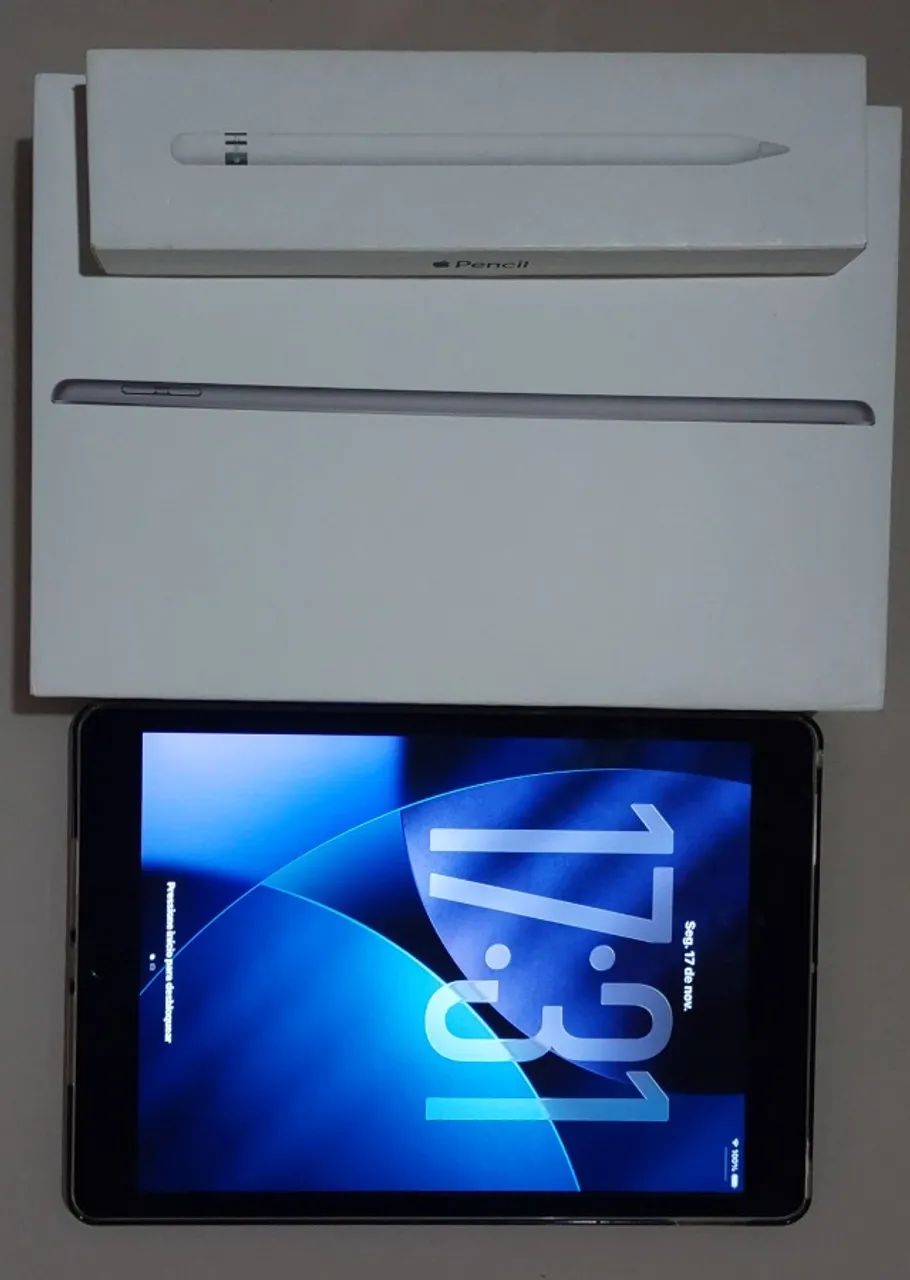 Ipad 9 + apple pencil (com as caixas originais) - Tablets e E