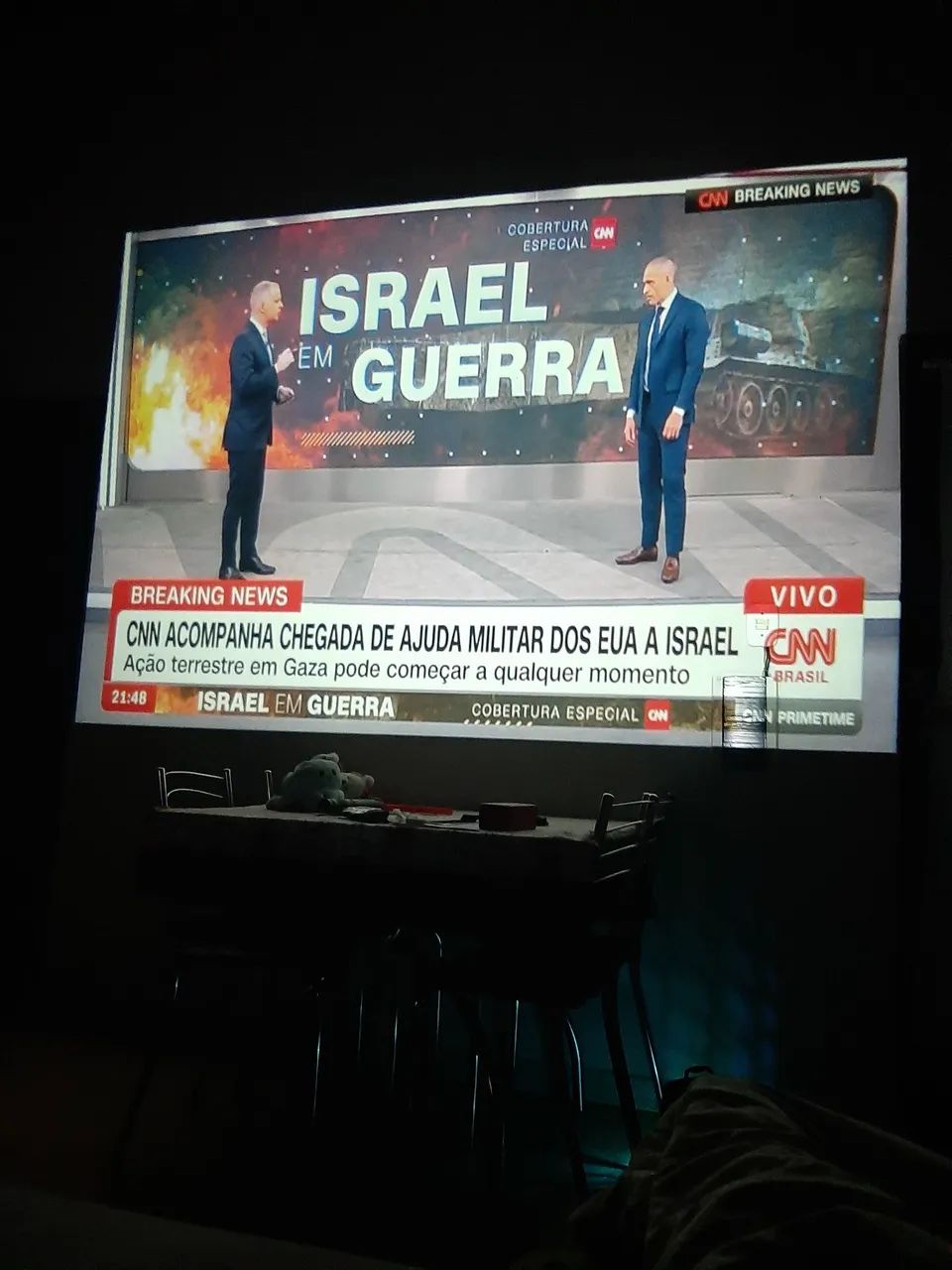 Projetor para assistir jogos da Copaem casa - Foto 2