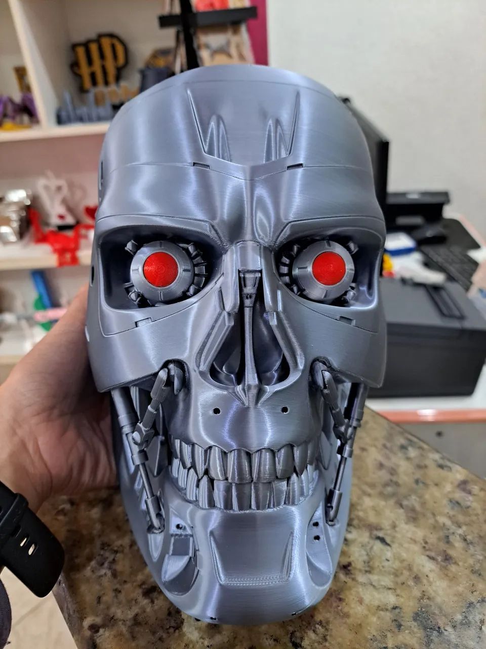 Cabeca do Exterminador do Futuro - 3D impresso  - Foto 5