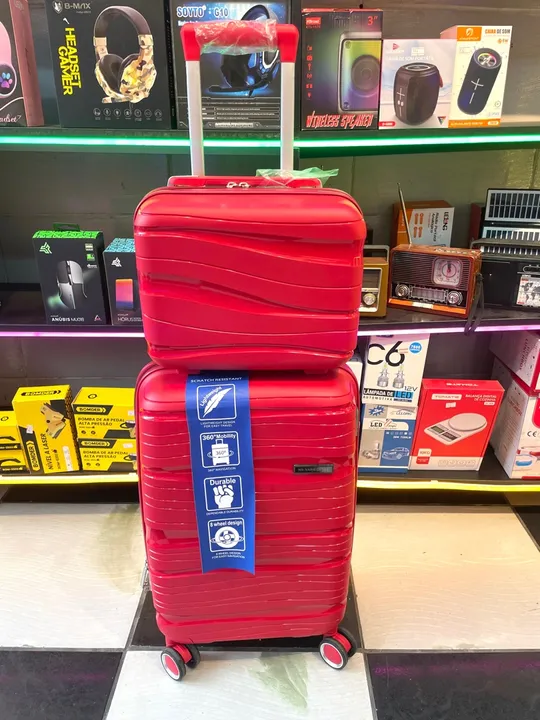 Kit de mala 10kg com frasqueira Premium Polipropileno