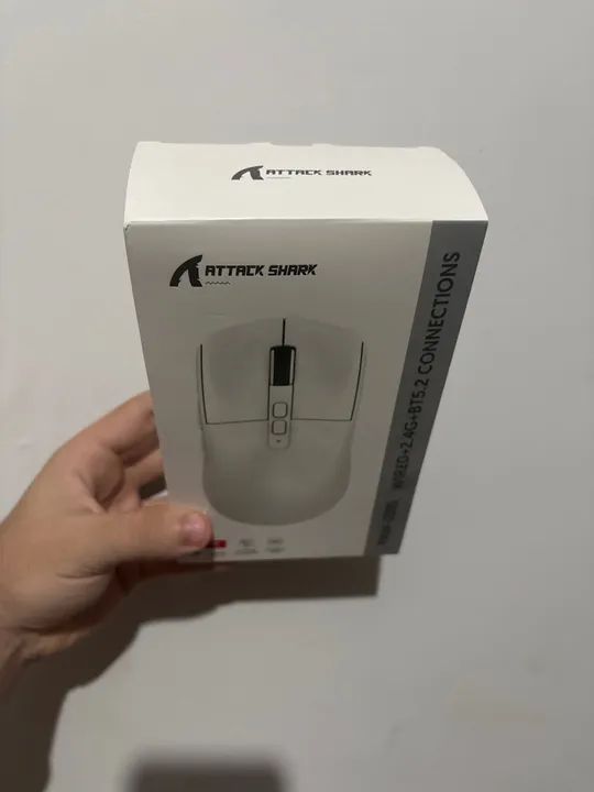 Mouse Gamer Attack Shark PAW-3395 - 3 Conexões - Foto 2