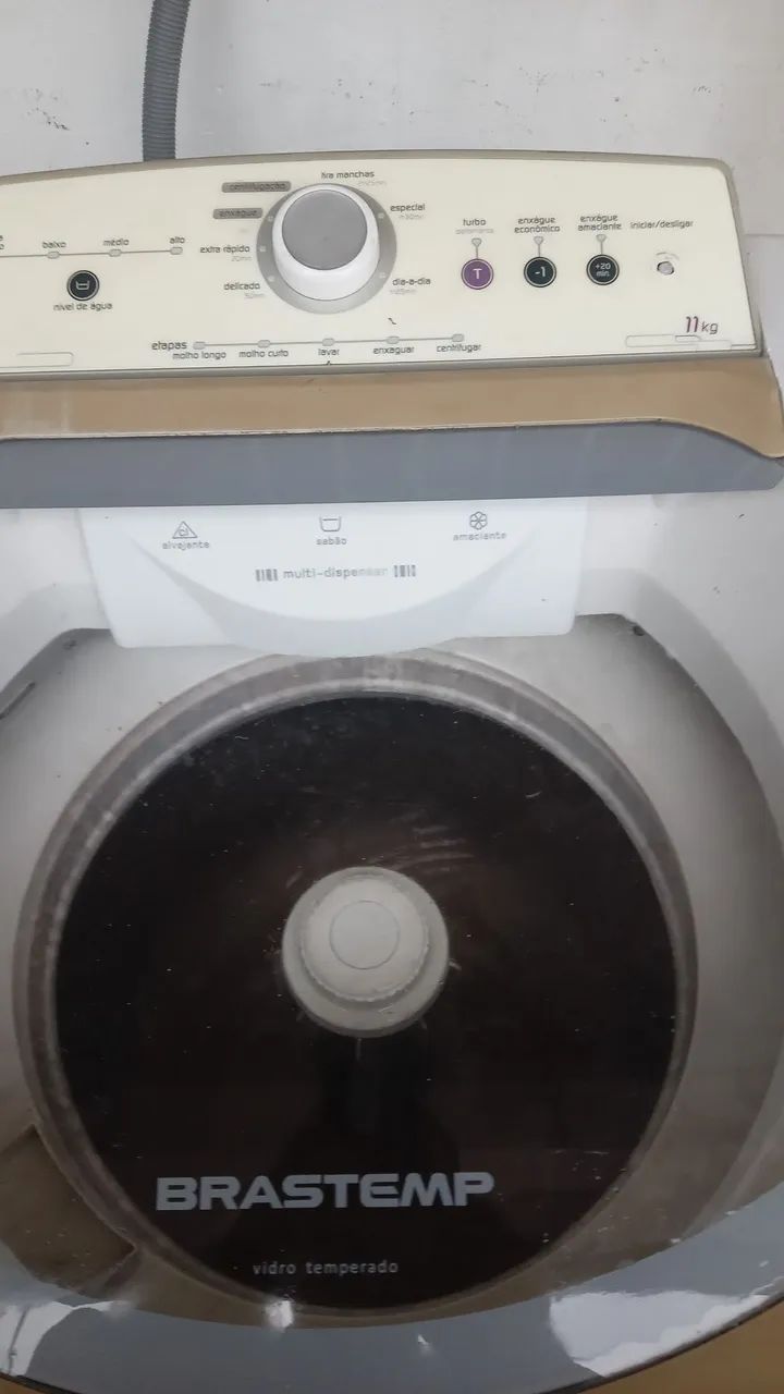 Máquina de Lavar Brastemp 11kg cesto inox funcionando tudo testo na hora 90 dias de garant - Foto 4