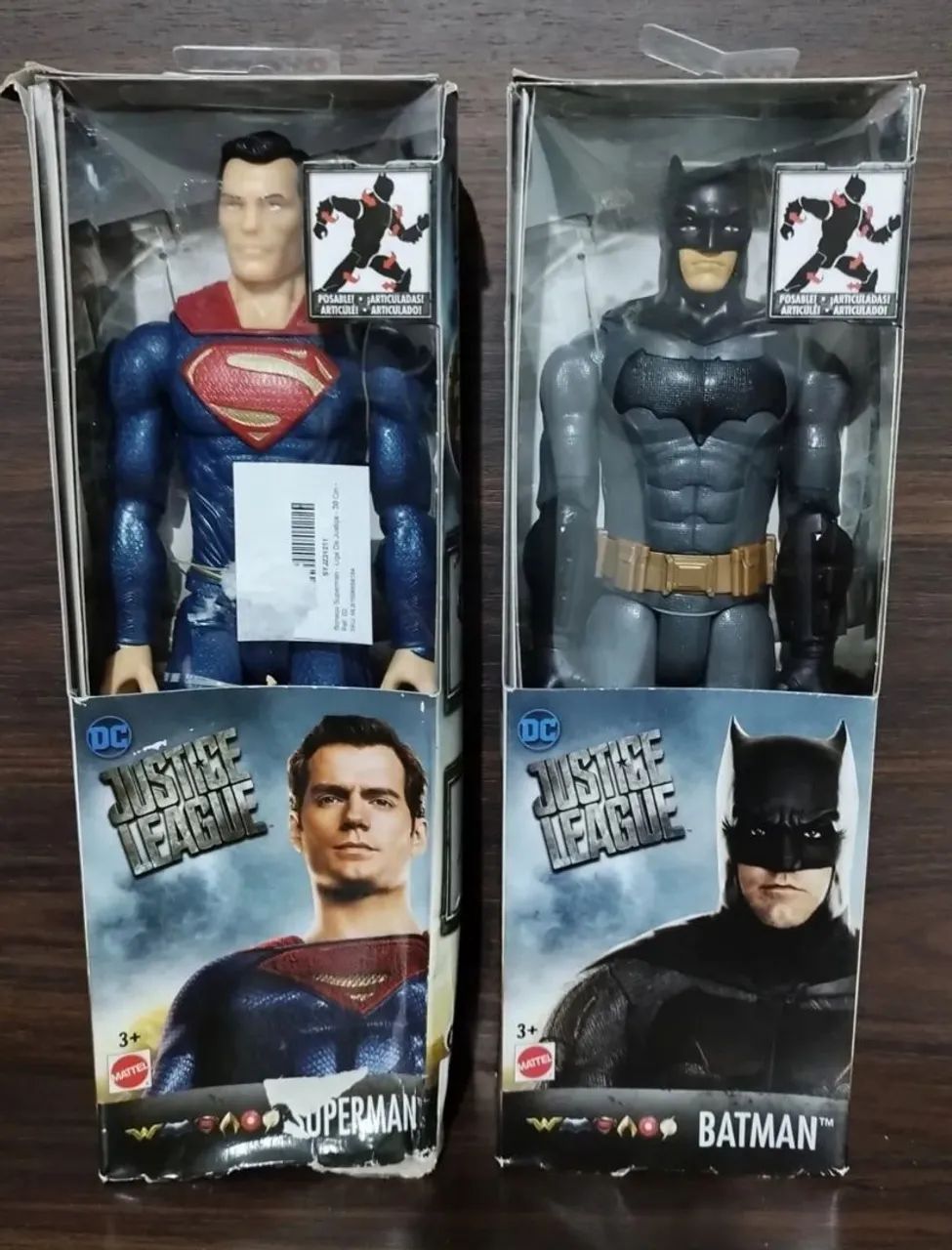 Bonecos Dc Liga Da Justiça Mattel Batman Superman