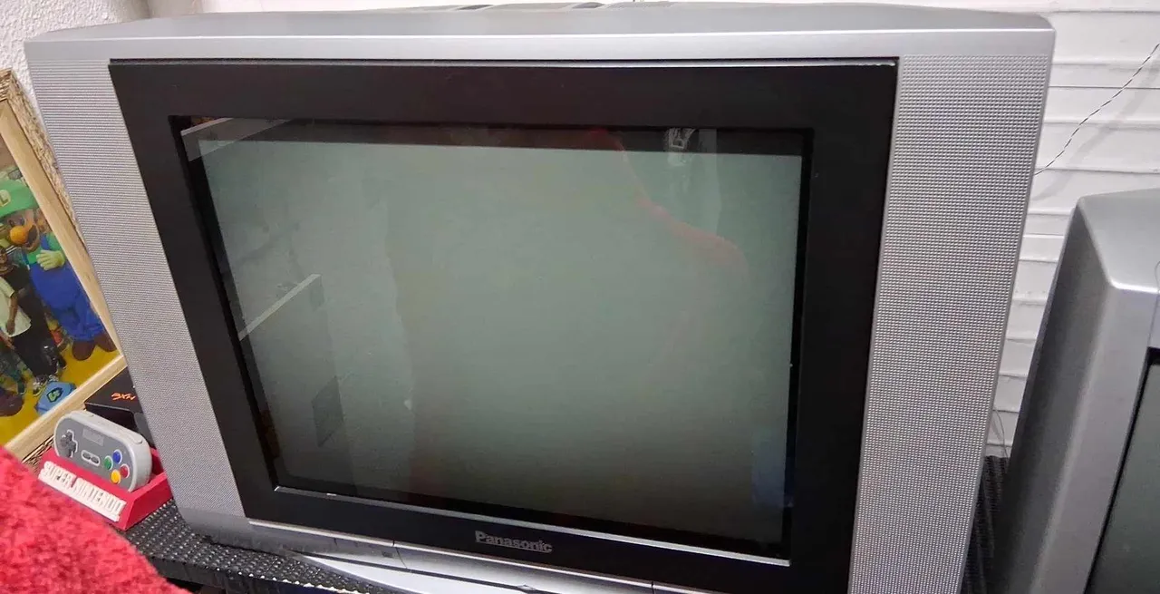 TV Panasonic 21 polegadas+ conversor digital novo