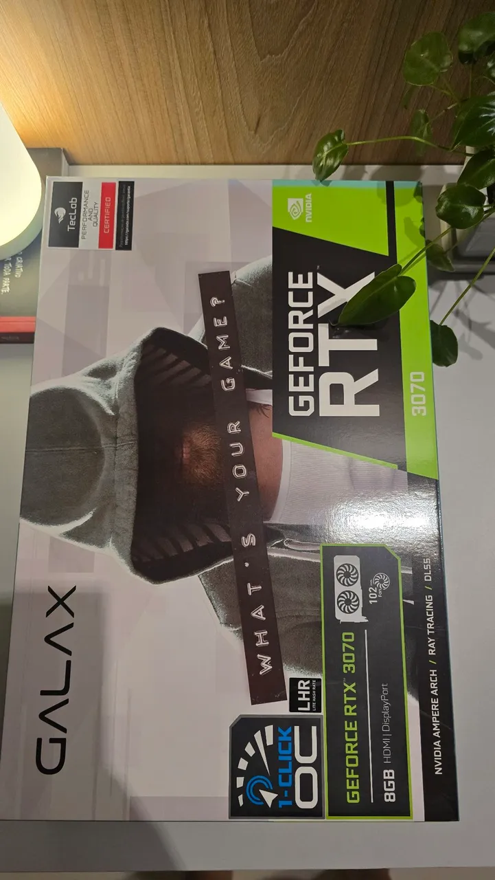 Placa de Vídeo Galax GeForce RTX 3070 8GB