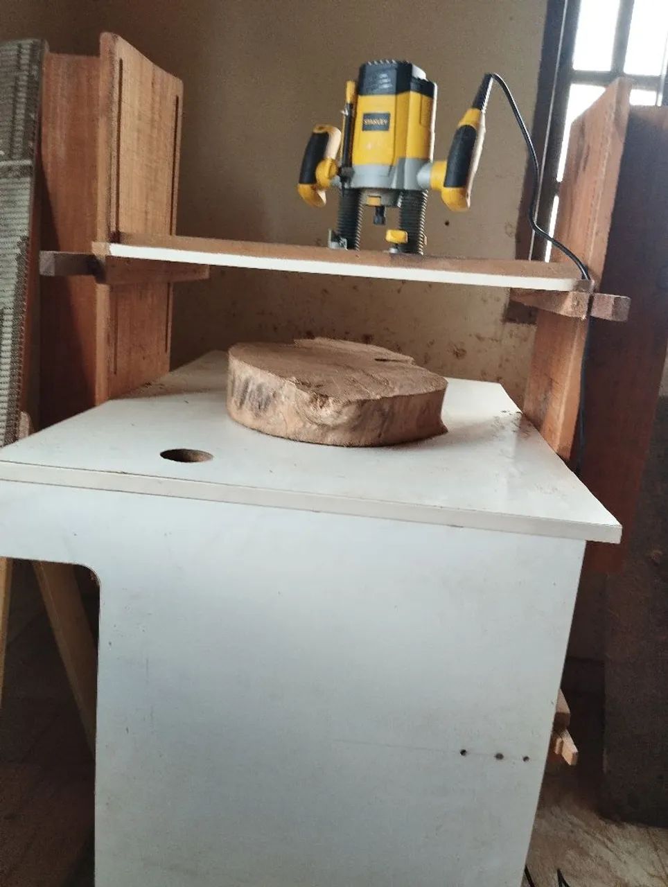 Mesa para aplainar bolacha de madeira  - Foto 2