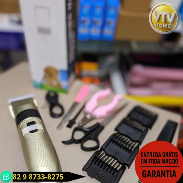 Máquina Tosar Pet Completa + Entrega Grátis e Garantia 