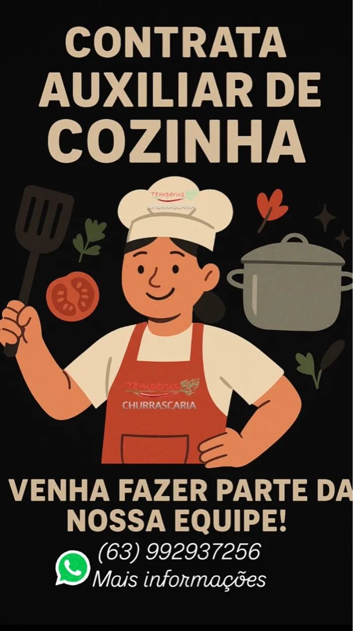 Vaga cozinheira 