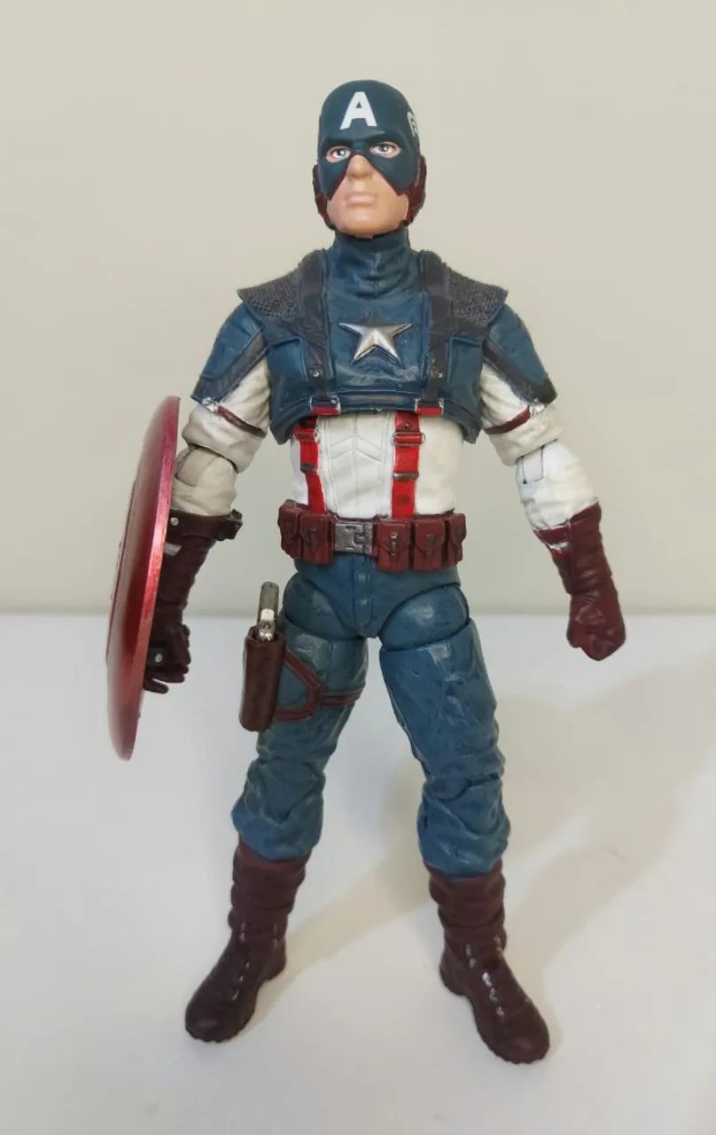 Action Figure Marvel Select Capitão América o primeiro vingador Chris Evans 18cm - Foto 2