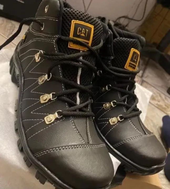Bota Caterpillar Masculina Preta
