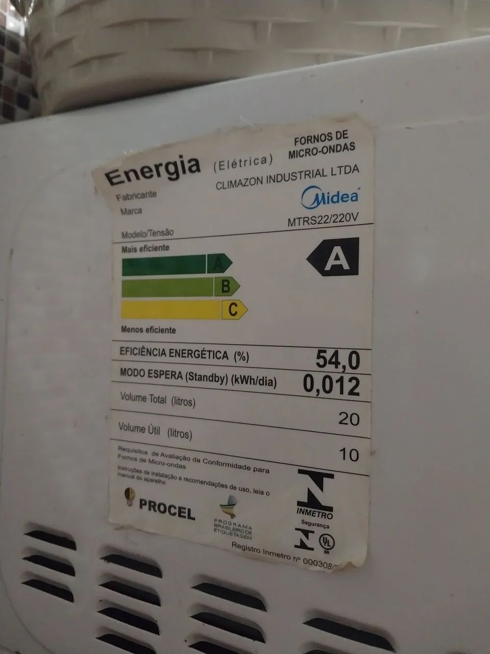 Micro-ondas Midea em perfeito estado - Foto 2