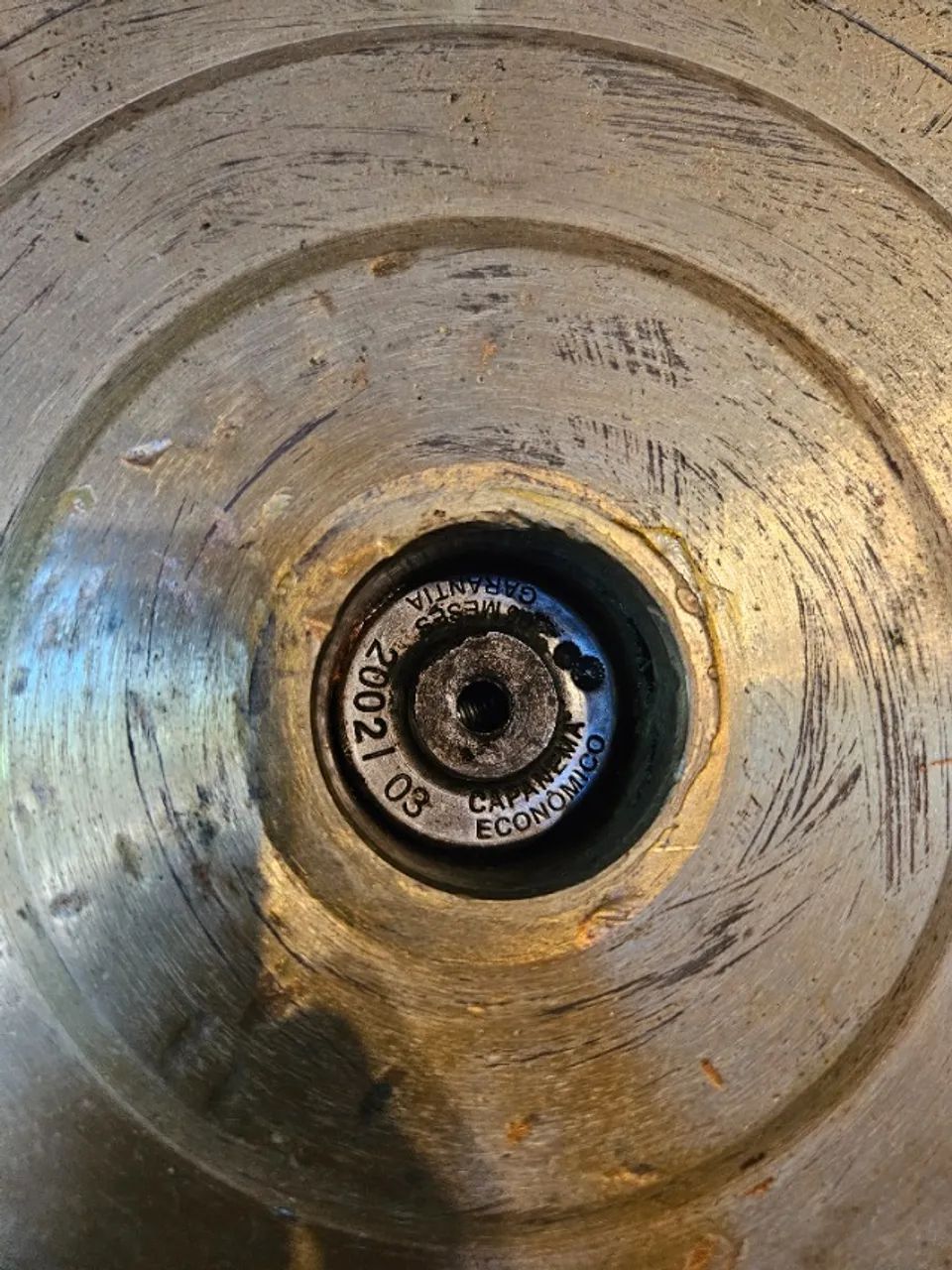 Antiga Roda de Leme de Barco de 8 Braços - Foto 4