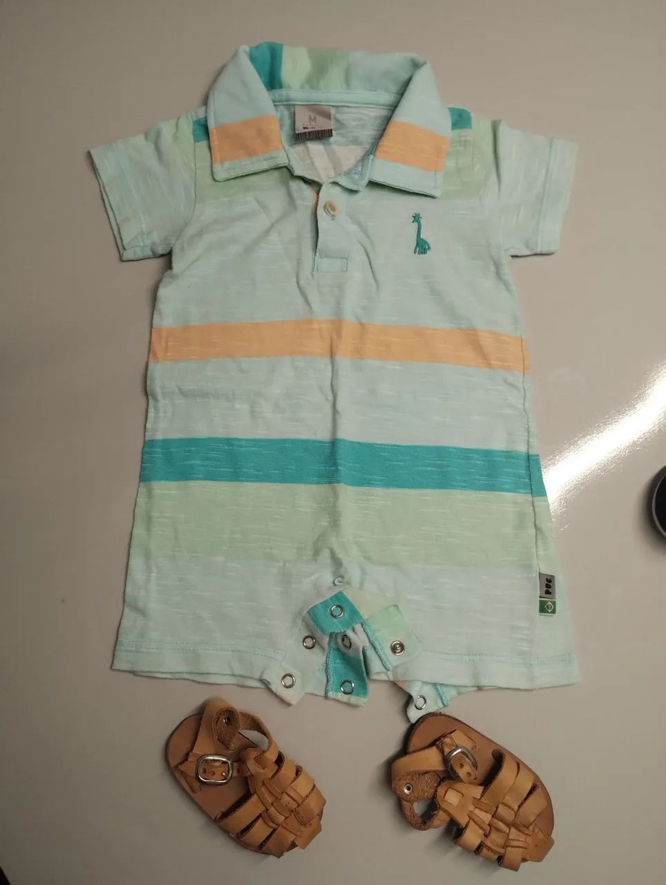 Conjunto Shorts e Camisa Bebê - Foto 5